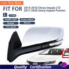 Power Heat Driver Side View Chrome Mirror W  Signal For 2014-2020 Chevy Impala