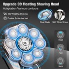 Bawldy 9 0 Shaver  9d Floating Head Shaver For Bald Men  Men s Electric