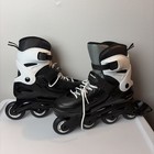 Roller Blade Fury Kids Adjustable Inline Roller Skates Sizes 5- 8 Black White