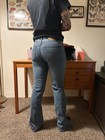 Vintage 80 9   s Jordache Women   s Blue Medium Wash Bootcut Slim Fit Jeans