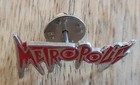 Vintage Metropolis Lapel hat Pin Red Enamel Metal 1 25  Nr mt