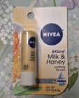 Nivea Lip Balm A Kiss Of Milk   Honey - New   Sealed 0 17 Oz