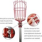 Fruit Picker Tool  Fruit Picker With Basket And Pole Easy To Assemble   Use F   