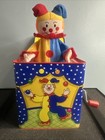 Vintage 1997 Schylling Circus Clown Jack In The Box Musical Wind Up Toy Metal  