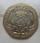 Elizabeth Ii 20 Pence 2000