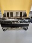 Vintage 1950s Casali Verona Italia 120 Bass Piano Accordion Made In Italy
