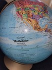 Vintage Replogle 12    Diameter Textured Topography Globe World Nation Series