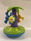 Vintage Rare Htf Lamaze Press And Spin Safari Toy Baby Einstein Tested Works