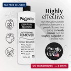 Pronto 100  Acetone Nail Polish Remover - Gel Polish Remover For Nails   Acetone