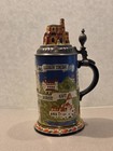 Vintage German Beer Stein Lidded--mettlach Limited Edition