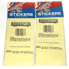 Vintage 1980s Go Greyhound Bus Puffy Stickers 1985 New In Package Nos