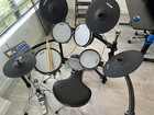 Nux Dm-8 Electronic Drum Kit W  Module  Kick Pedal  Throne  Sticks Usb midi