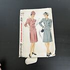 Vintage 1940s Simplicity 4909 Shaped Yoke Skirt Suit Sewing Pattern 36 Med Cut