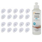 Tens Unit Muscle Stimulator Electrodes Replacement Pads Combo   Conductive Gel