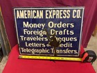 American Express Porcelain Flange Sign 1913