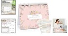 Stylish Academic Desk Calendar 2026-2027 - 8x6 Inches With Monthly Patterns