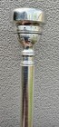 Parduba Brass Trumpet Mouthpiece 5 Silver Plated Double-cup Silver Finish
