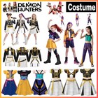 Kids Girls K-pop Demon Hunters Costume Rumi Mira Zoey Cosplay Fancy Dress Outfit