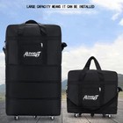 32  Expandable Rolling Duffle Bag Carry-on Wheeled Spinner Suitcase Luggage