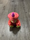 Vtg 1992 Fisher Price Puffalump Dino Roar Orange Triceratops Dinosaur Plush Work