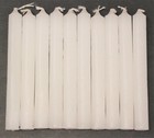 20 Mini 4  Chime Spell Candles  10 Black   10 White  ritual Altar Wicca 