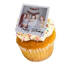 Edible Photo Cupcake Toppers Upload Your Picture 12 Or 24 Pcs Custom Icing Print