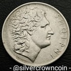 Albania          Shqipni 1 Lek 1930 V  Km 5  Nickel One Dollar Coin  Horseman  Rider