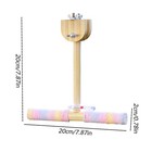 Bird Perch Stand Bird Cotton Rope Perches Parrot Swing Toys Hammock Cage