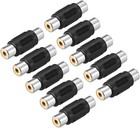 10 Pack Av Rca Female To Female Audio Video Jack Coupler Adapter Connector