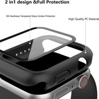For Apple Watch Series 9 8 7 6 5 4 se 41 45 40 44 Case Cover Screen Protector 