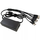 Dc 12v 5a Power Supply Adapter  8 Split Power Cable For Cctv Security Camera Dvr