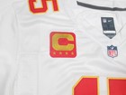 Patrick Mahomes  15 Kansas City Chiefs 2026-27 Captains Patch Men s Jersey White
