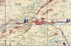 Military Topographic Map Of Kandahar  Afghanistan