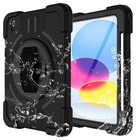 Waterproof Case For Ipad A16 2025 Shockproof Heavy Duty Cover Rotating Stand