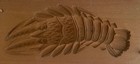 Antique Wooden Mold For Dried Sweets Ise Lobster 26cm Large Condition Used