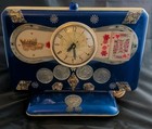 Mcm Electric Las Vegas Themed Lanshire Clock 2 Morgan   3 Peace Dollars Rare  