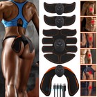 Electric Muscle Toner Abs Stimulator Abdominal Toning Belt Hips Fitness Trainer