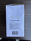 Led Clip-on Desk Table Reading Touch Light Lamp  Usb Rechargeable White