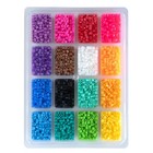 Perler Fuse Bead Set 4000 Assorted Multicolor Beads With Tray And Pattern Book