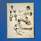  Billy Martin Signed James Amore  Lithograph 020 250  8 5  X11   