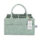 Parker Baby Diaper Caddy - Nursery Storage Bin And Car Organizer For Diapers    