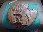 Vintage Wilson Baseball Catchers Mitt Glove - Rh - Special Felt Hand Formed Pad 