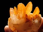 Nice  Golden Healer Quartz Crystal Cluster 100  Natural From Brazil 104gr