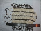 40 Row Buffalo Bone Native American Style Breastplate  Man Cave  Regalia
