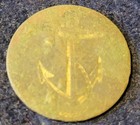 Revolutionary War British Or American Navy Button For Captain Or Commander