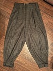 Checkered    dark Brown    Zoot Suit Slacks  trousers 