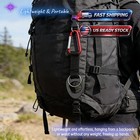 5 Pcs Silicone Water Bottle Buckle Holders With Carabiner Belt Clip For Hiking