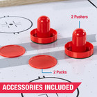 48  Air Hockey Table Set With Led Scorer  By Md Sports