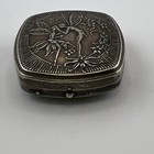 Vintage  Art Nouveau Djer Kiss Kissing Fairies Powder Compact France By Kerkoff