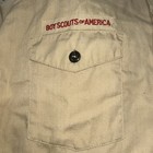 Boy Scout Bsa Uniform Shirt Adult Men   s Xxxl 3xl Short Sleeve Tan D66